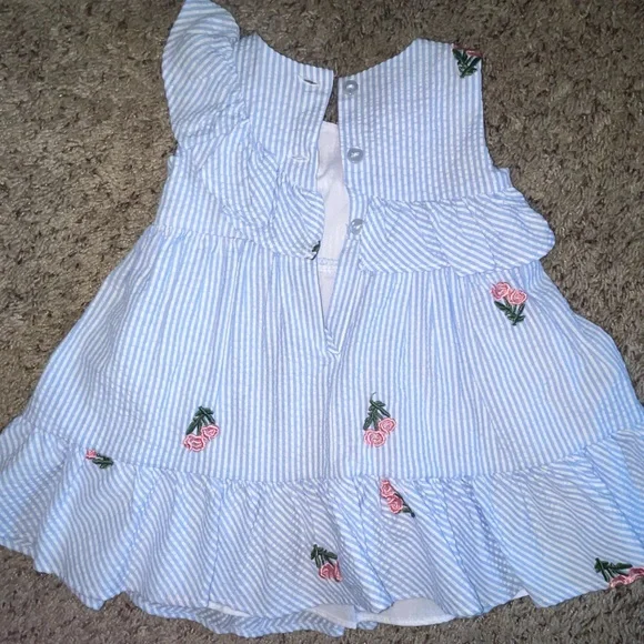 12 month toddler girls spring/summer dress bundle     |  5 pieces total - Picture 6 of 10